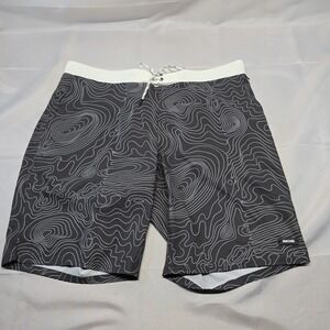 Alaskan Hardgear Board Shorts Mens 40 Gray Lost Make Swim Trunks No Liner Duluth